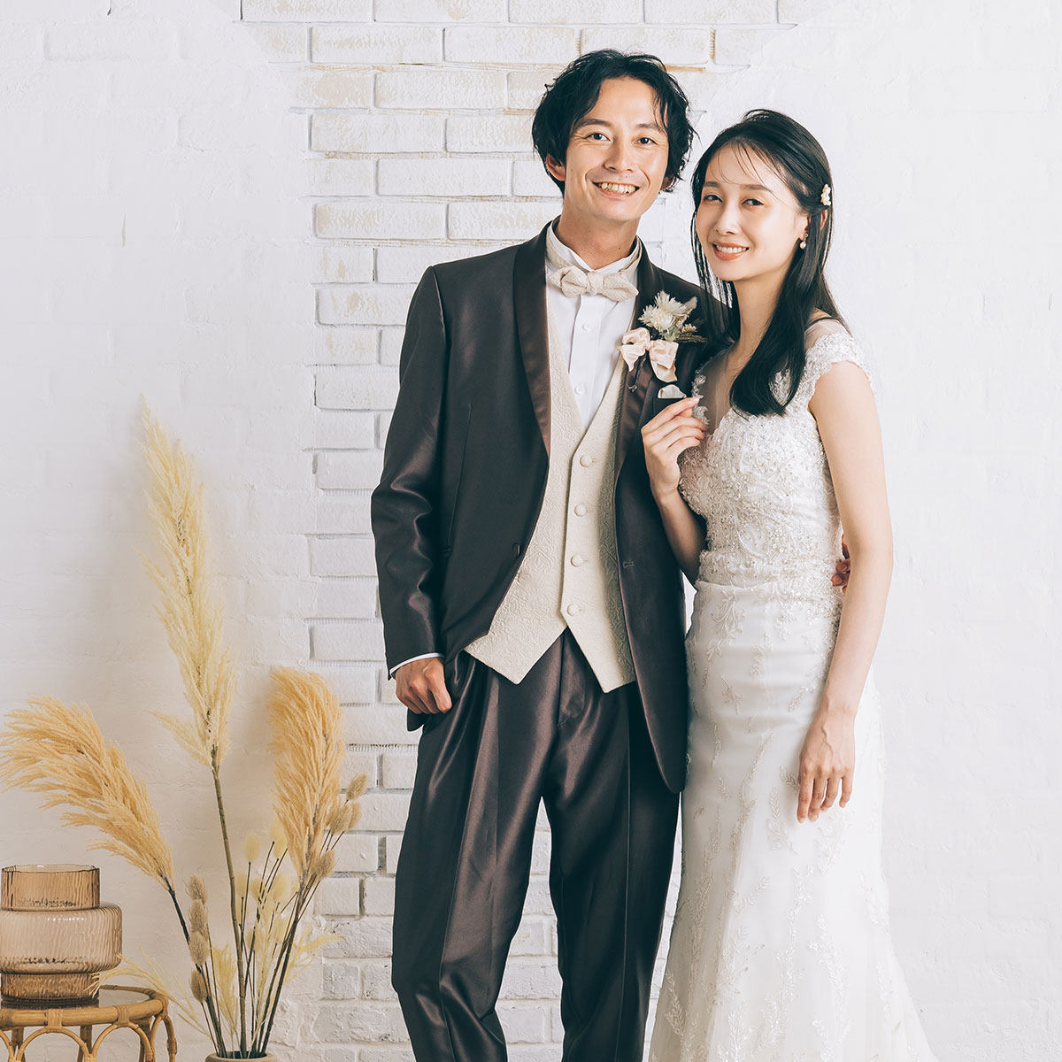 洋装スタジオ撮影 Blancherie ブランシェリー 秋田 秋田市 青森 弘前市 岩手 盛岡市 のフォトウェディング 婚礼写真ならブランシェリー